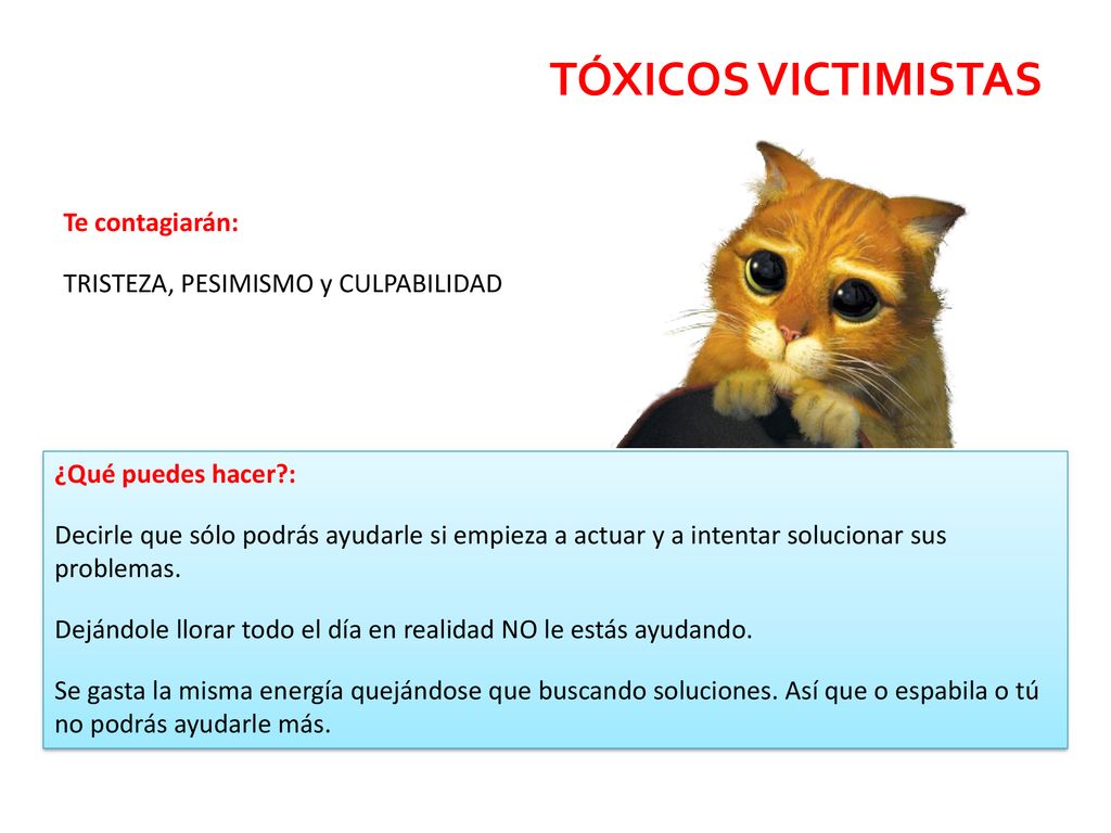TÓXICOS VICTIMISTAS Te contagiarán: TRISTEZA, PESIMISMO y CULPABILIDAD