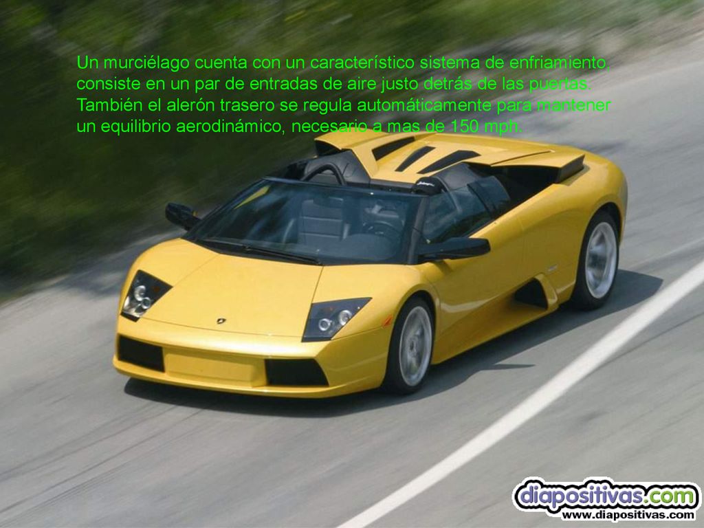 Un murciélago cuenta con un característico sistema de enfriamiento, consiste en un par de entradas de aire justo detrás de las puertas.