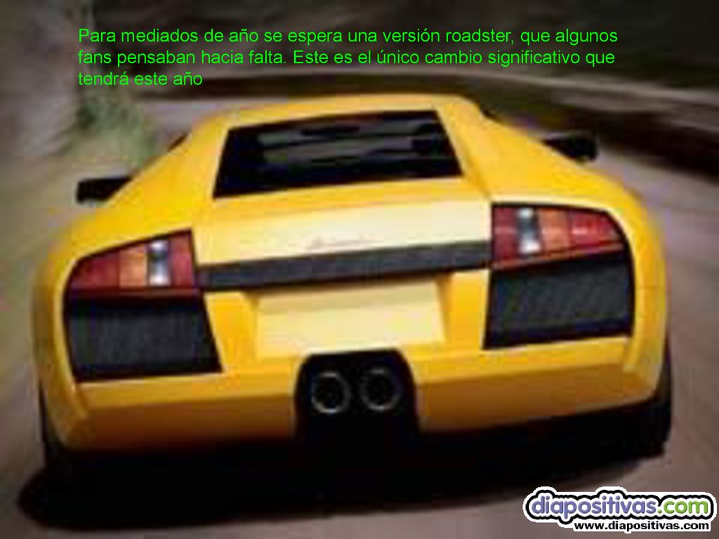 Para mediados de año se espera una versión roadster, que algunos fans pensaban hacia falta.