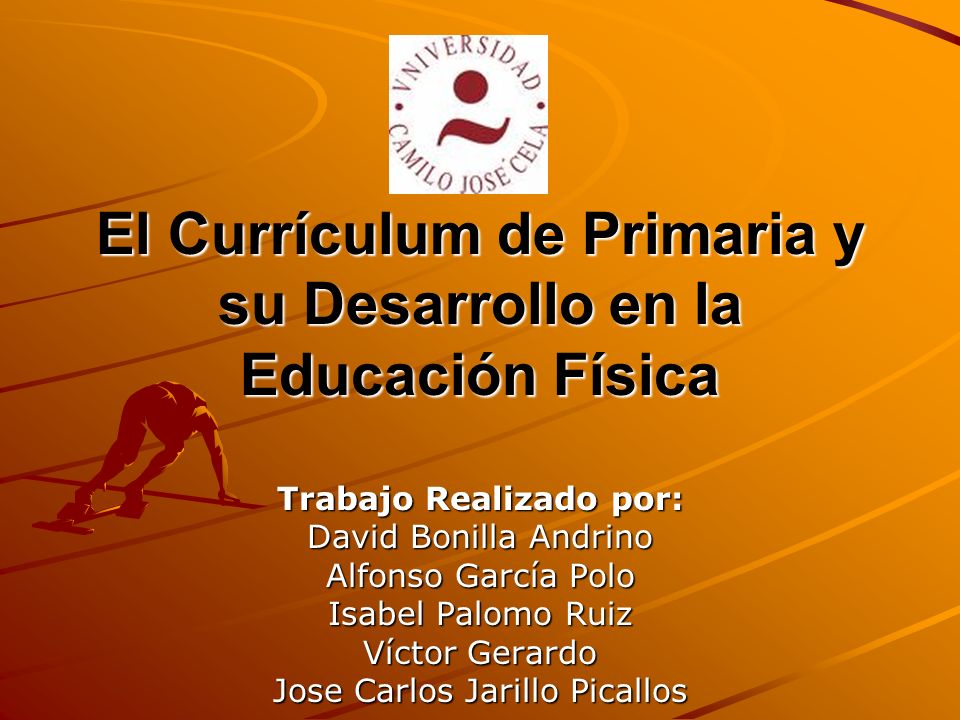 El Currículum de Primaria y su Desarrollo en la Educación Física