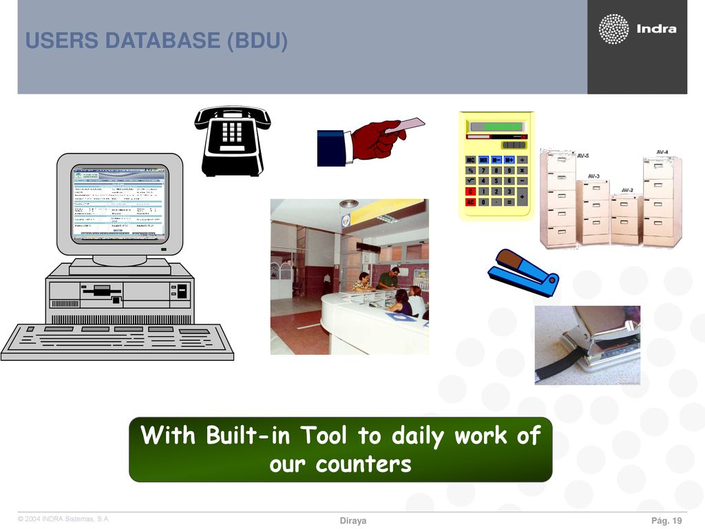 With Built-in Tool to daily work of our counters
