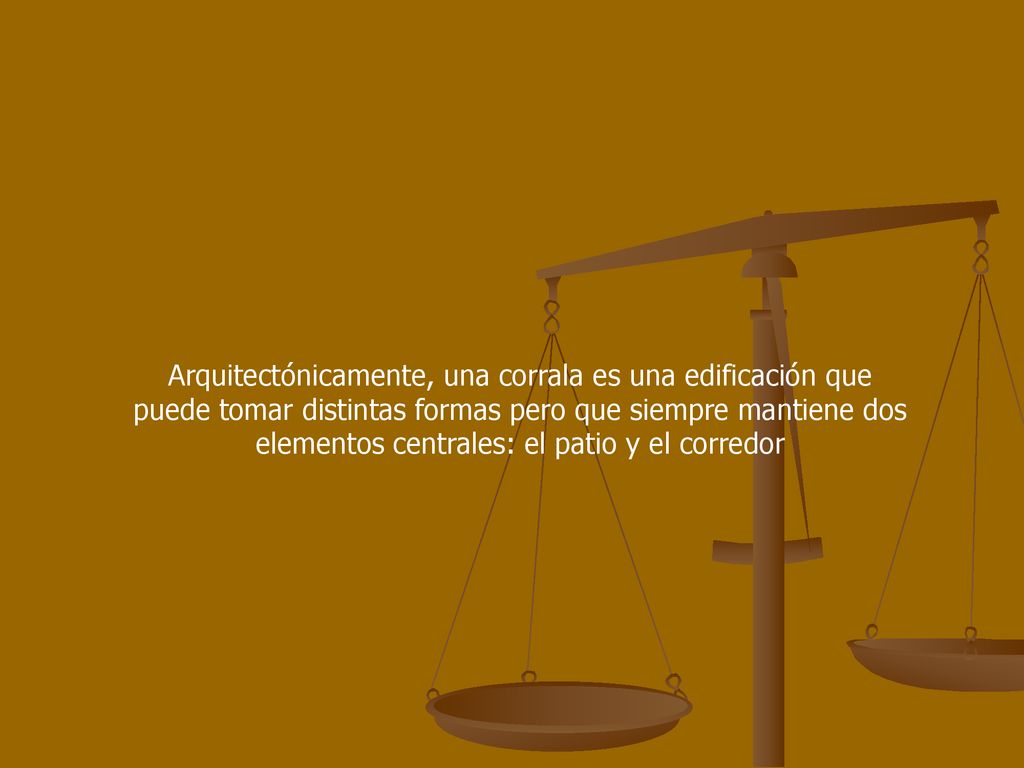 Arquitectónicamente, una corrala es una edificación que puede tomar distintas formas pero que siempre mantiene dos elementos centrales: el patio y el corredor