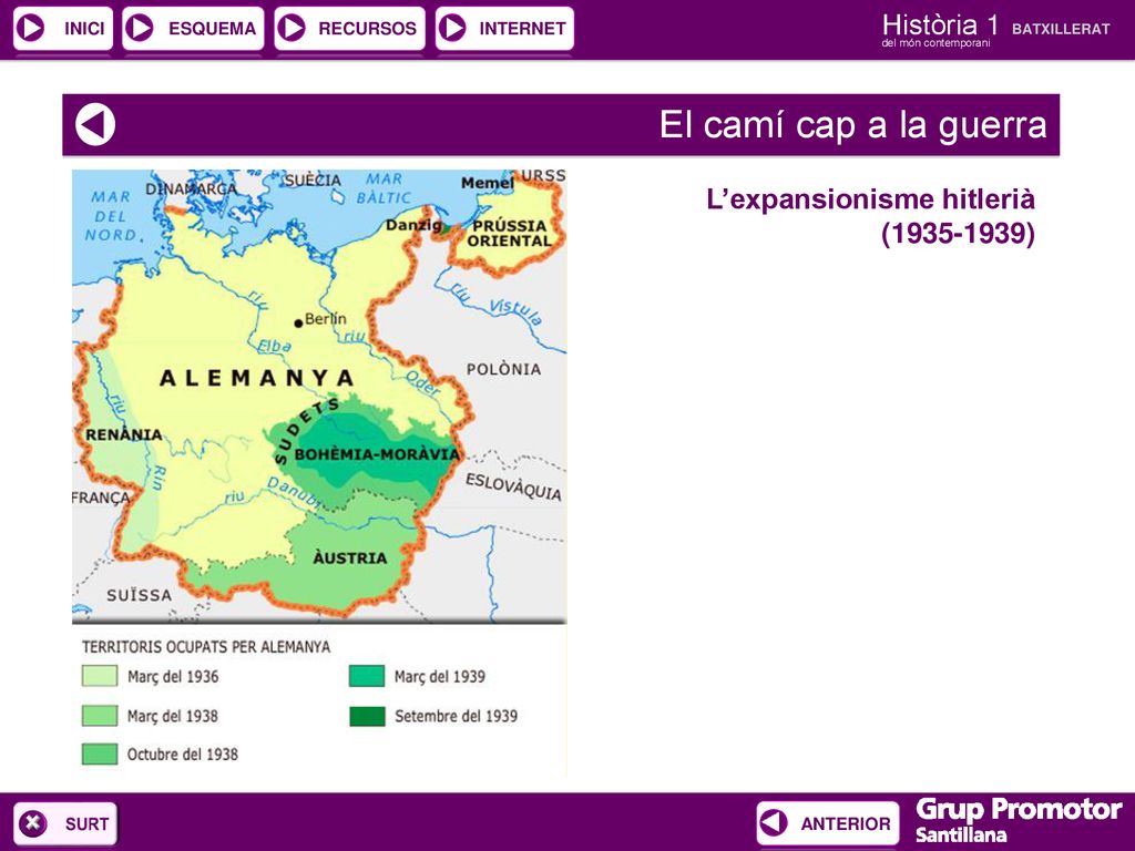 El camí cap a la guerra L’expansionisme hitlerià ( )