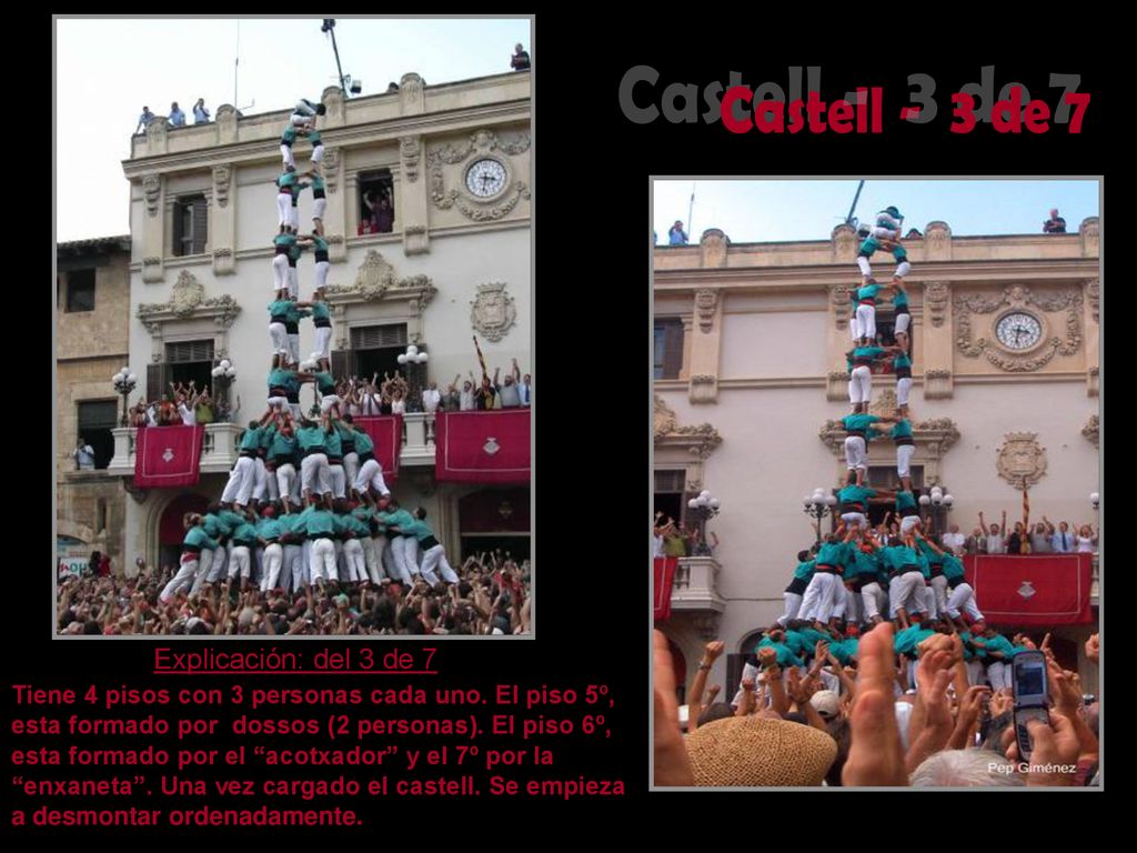 Castell - 3 de 7 Explicación: del 3 de 7