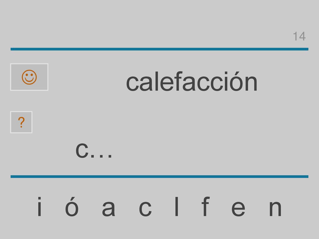 14  calefacción c… i ó a c l f e n