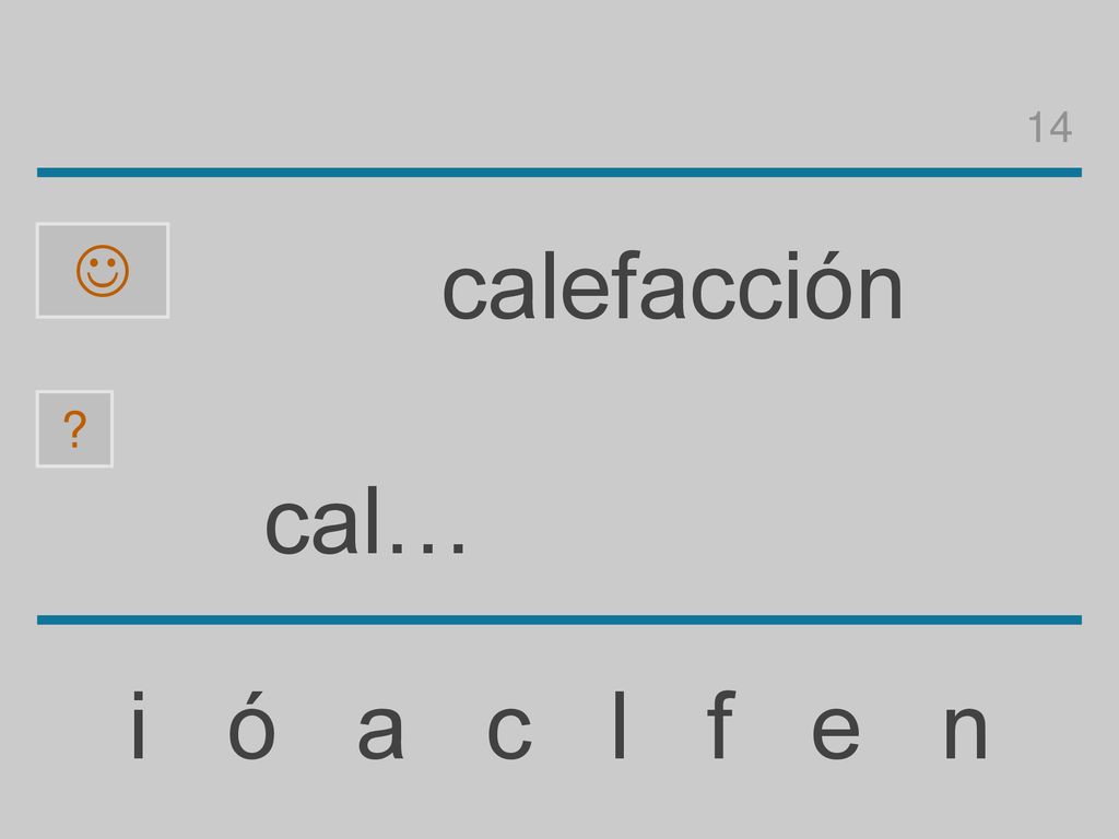 14  calefacción cal… i ó a c l f e n