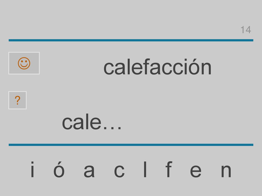 14  calefacción cale… i ó a c l f e n