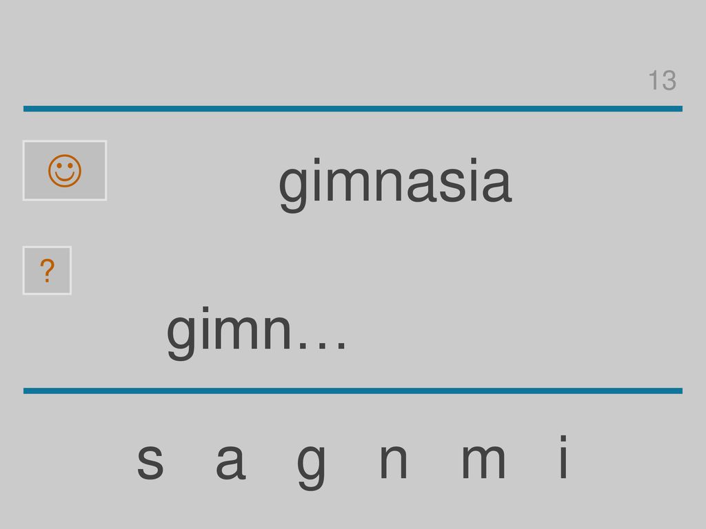 13  gimnasia gimn… s a g n m i