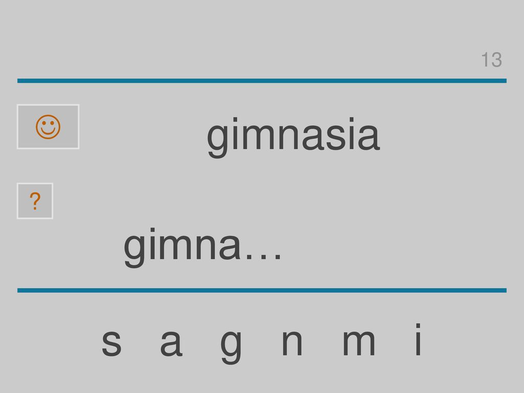13  gimnasia gimna… s a g n m i