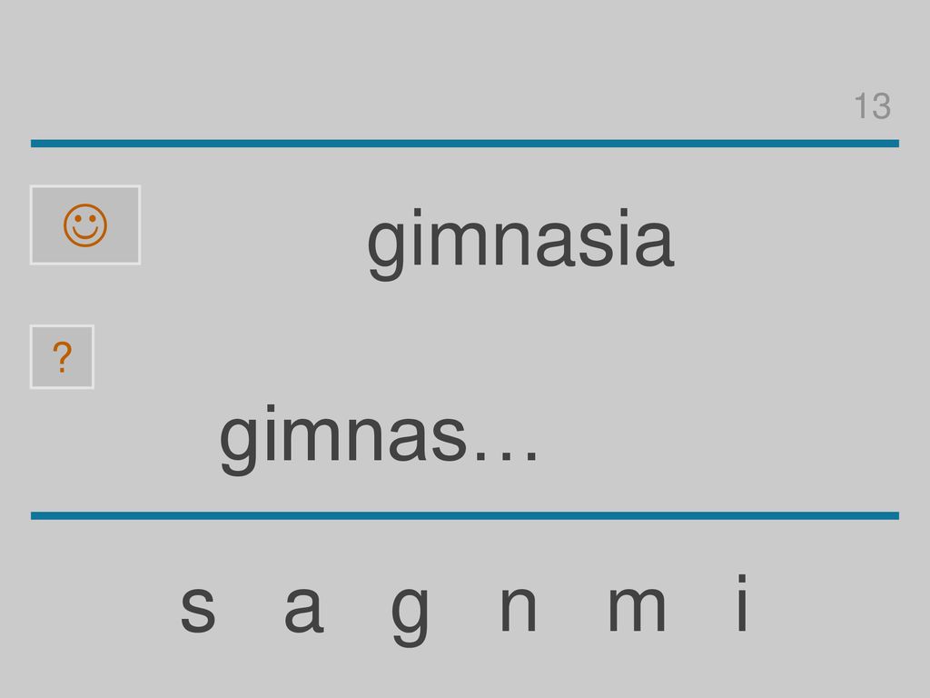 13  gimnasia gimnas… s a g n m i