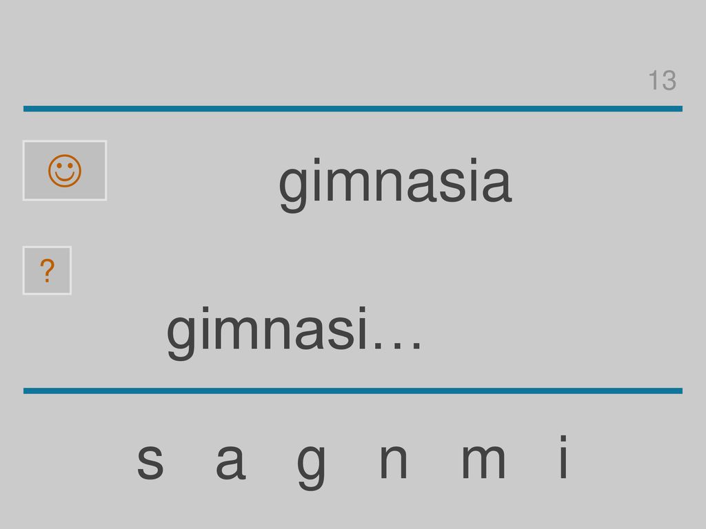 13  gimnasia gimnasi… s a g n m i