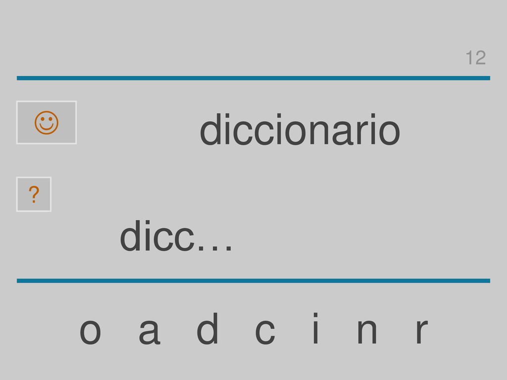 12  diccionario dicc… o a d c i n r