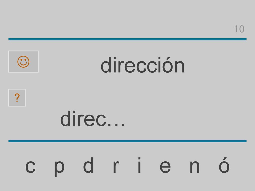 10  dirección direc… c p d r i e n ó