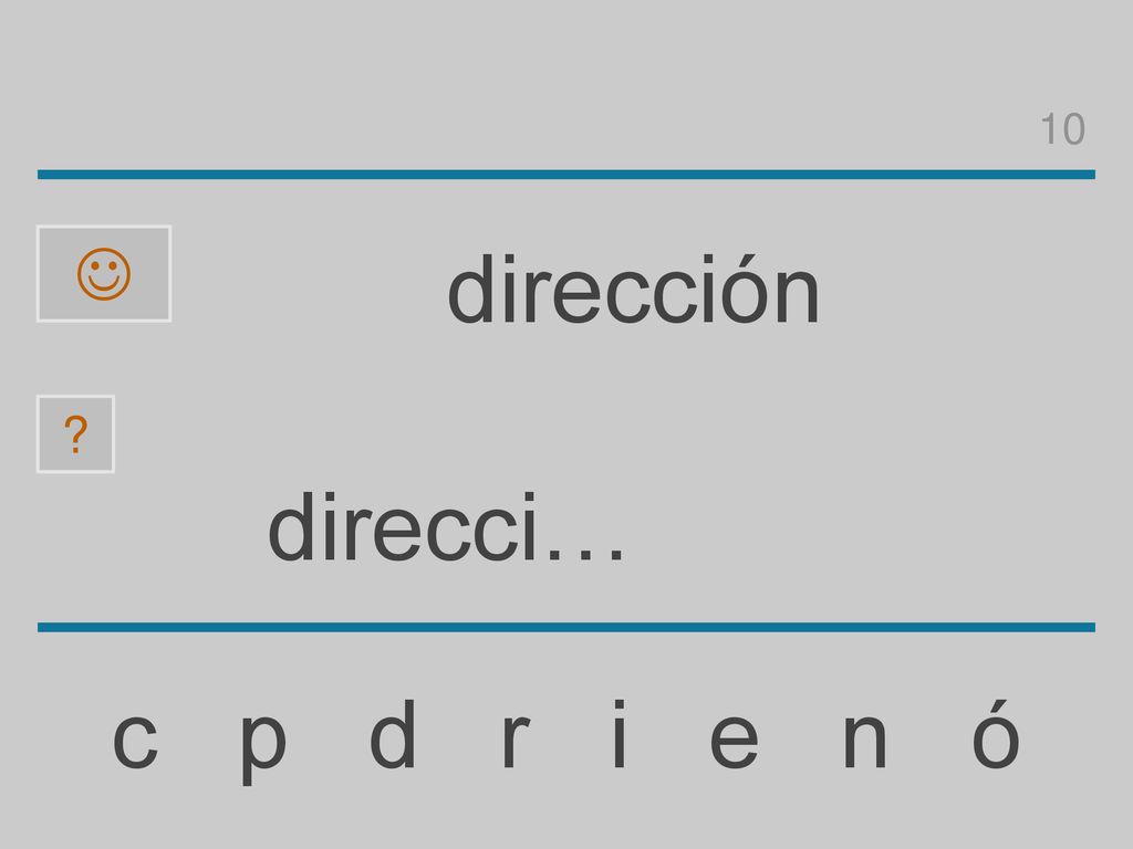 10  dirección direcci… c p d r i e n ó