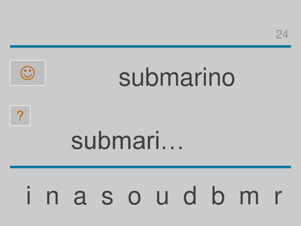 24  submarino submari… i n a s o u d b m r