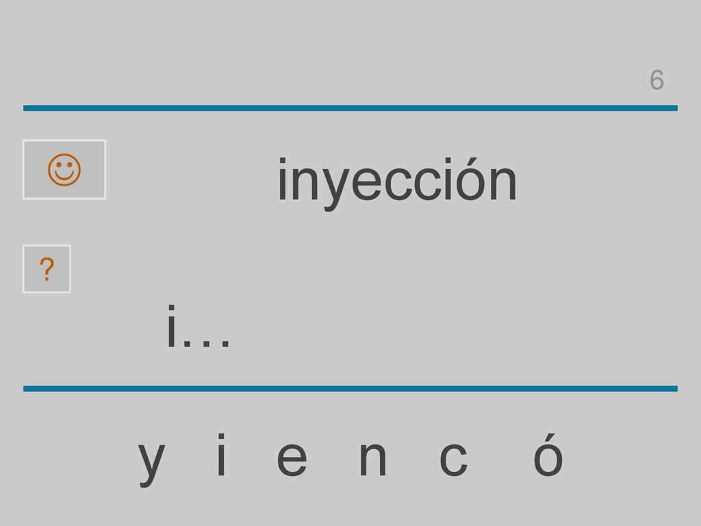 6  inyección i… y i e n c ó