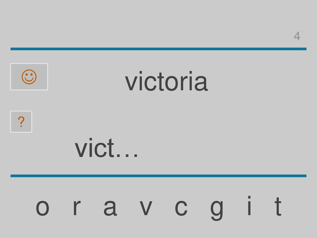 4  victoria vict… o r a v c g i t