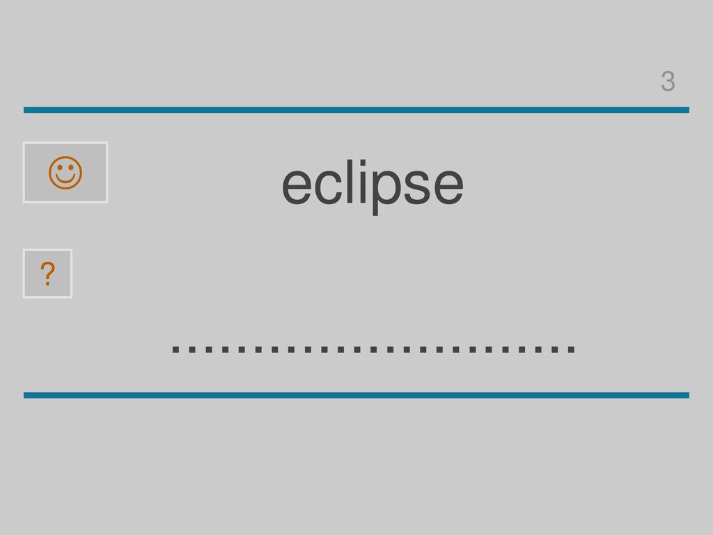 3  eclipse c e b q l p i s