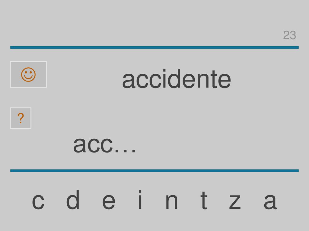 23  accidente acc… c d e i n t z a