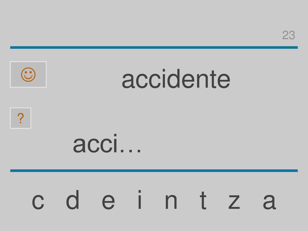 23  accidente acci… c d e i n t z a