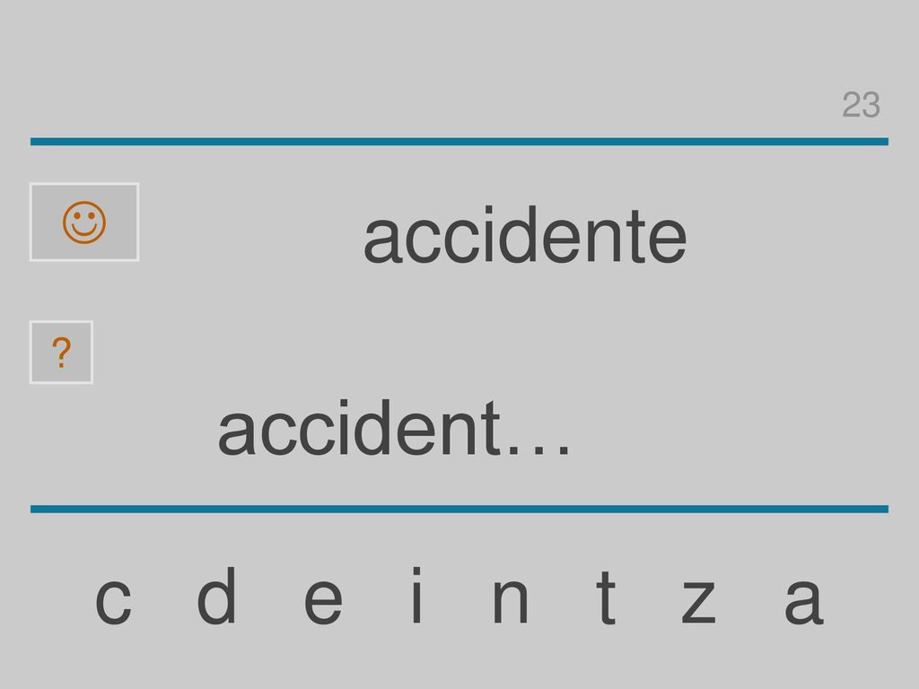 23  accidente accident… c d e i n t z a