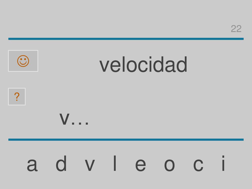22  velocidad v… a d v l e o c i