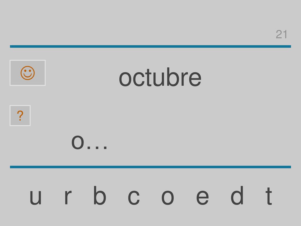 21  octubre o… u r b c o e d t