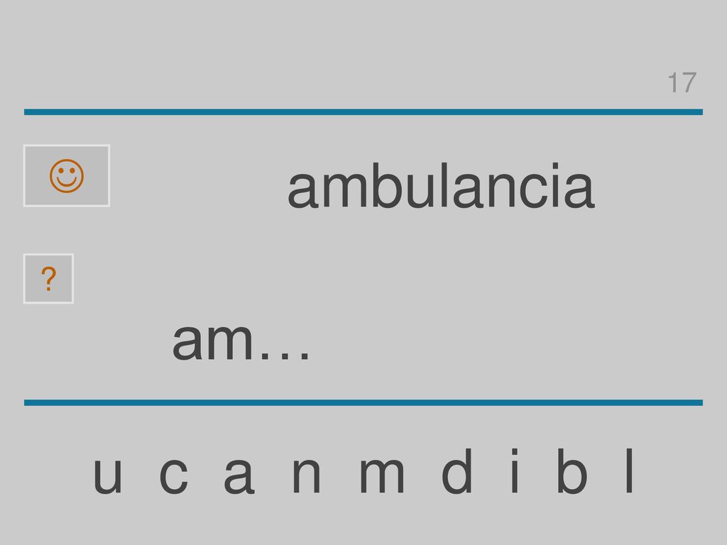 17  ambulancia am… u c a n m d i b l