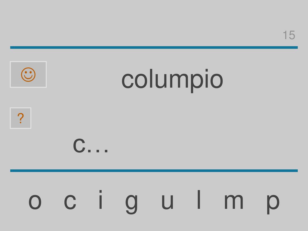 15  columpio c… o c i g u l m p