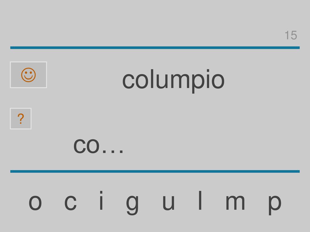 15  columpio co… o c i g u l m p