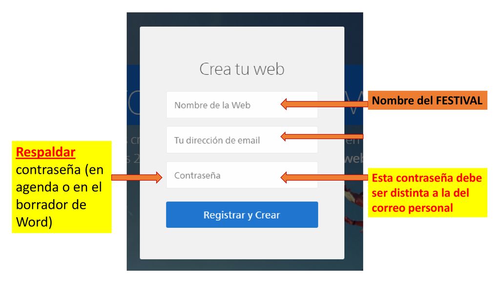 Respaldar contraseña (en agenda o en el borrador de Word)