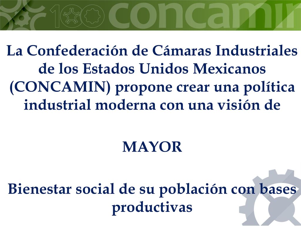 Bienestar social de su población con bases productivas
