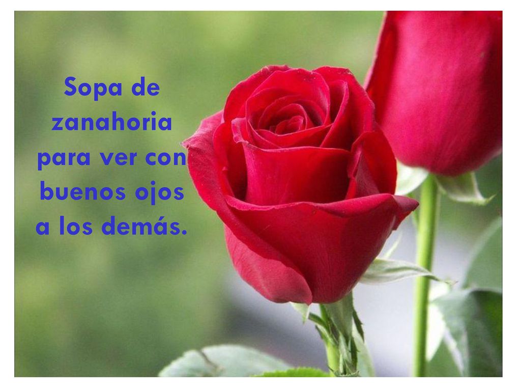 Sopa de zanahoria para ver con buenos ojos a los demás.