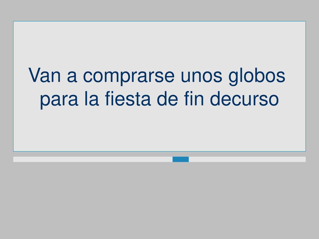 Van a comprarse unos globos para la fiesta de fin decurso