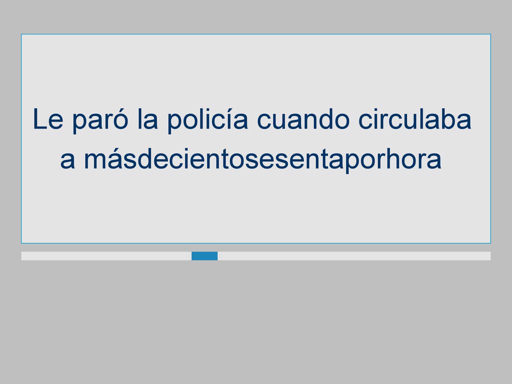 Le paró la policía cuando circulaba a másdecientosesentaporhora