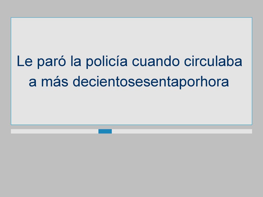 Le paró la policía cuando circulaba a más decientosesentaporhora