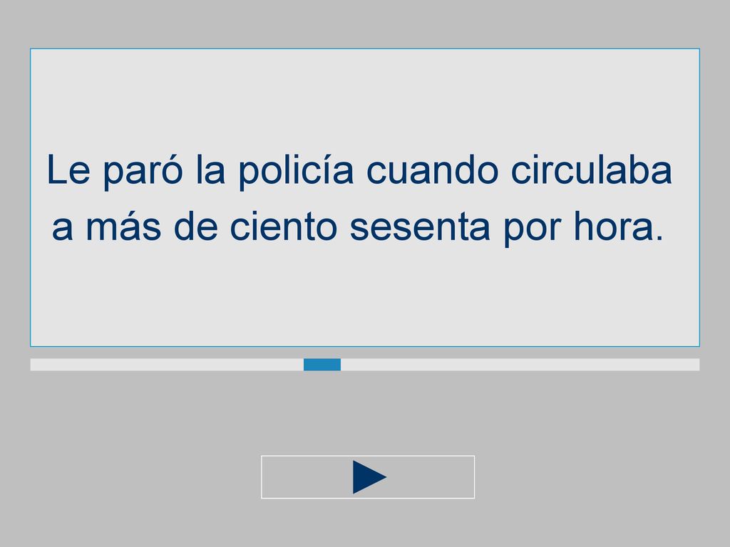 Le paró la policía cuando circulaba a más de ciento sesenta por hora.