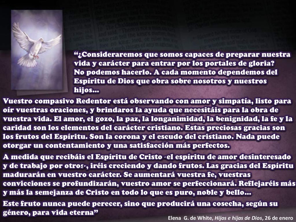 ¿Consideraremos que somos capaces de preparar nuestra vida y carácter para entrar por los portales de gloria