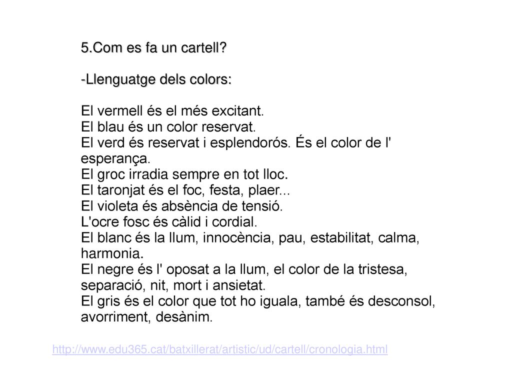 -Llenguatge dels colors: El vermell és el més excitant.
