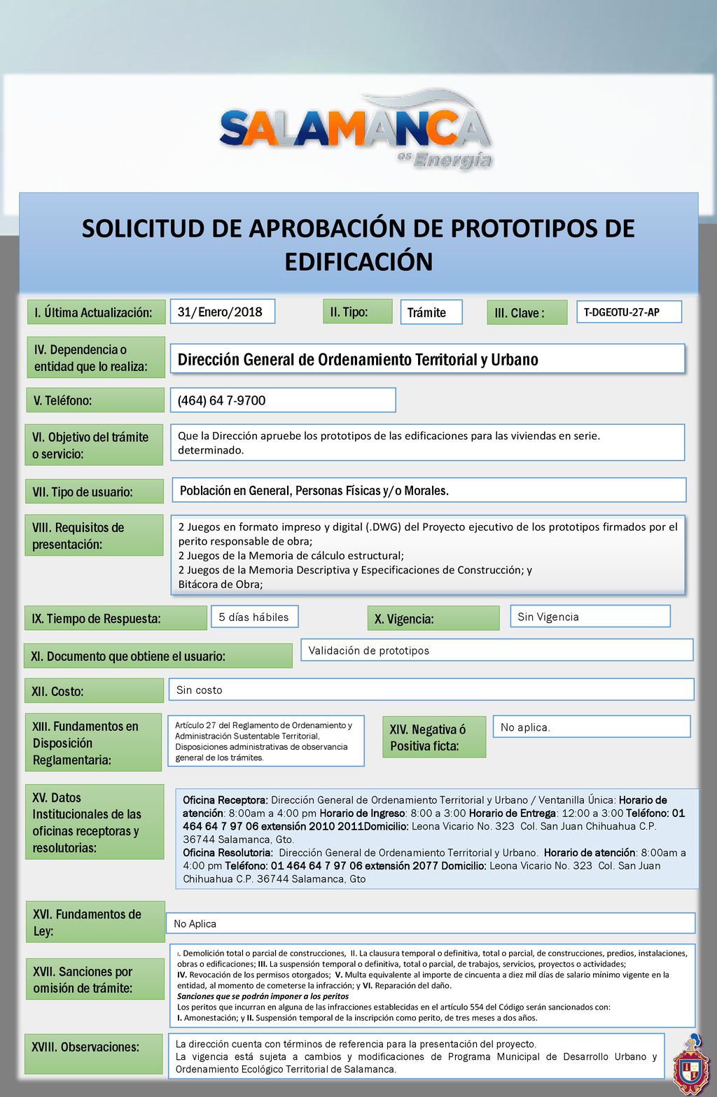 SOLICITUD DE APROBACIÓN DE PROTOTIPOS DE EDIFICACIÓN