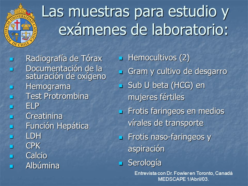 Entrevista con Dr. Fowler en Toronto, Canadá MEDSCAPE 1/Abril/03.