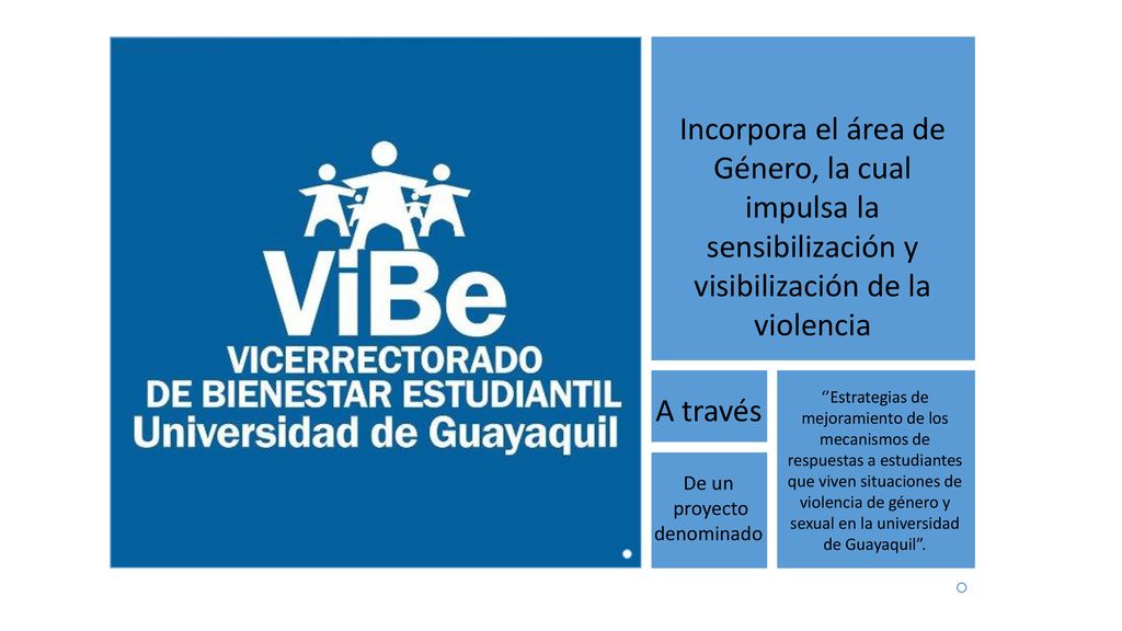 Incorpora el área de Género, la cual impulsa la sensibilización y visibilización de la violencia