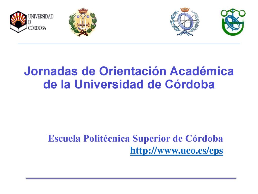 Jornadas de Orientación Académica de la Universidad de Córdoba