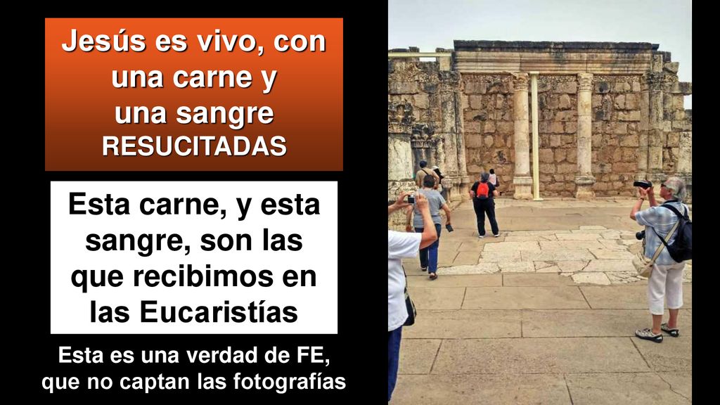 Jesús es vivo, con una carne y una sangre RESUCITADAS