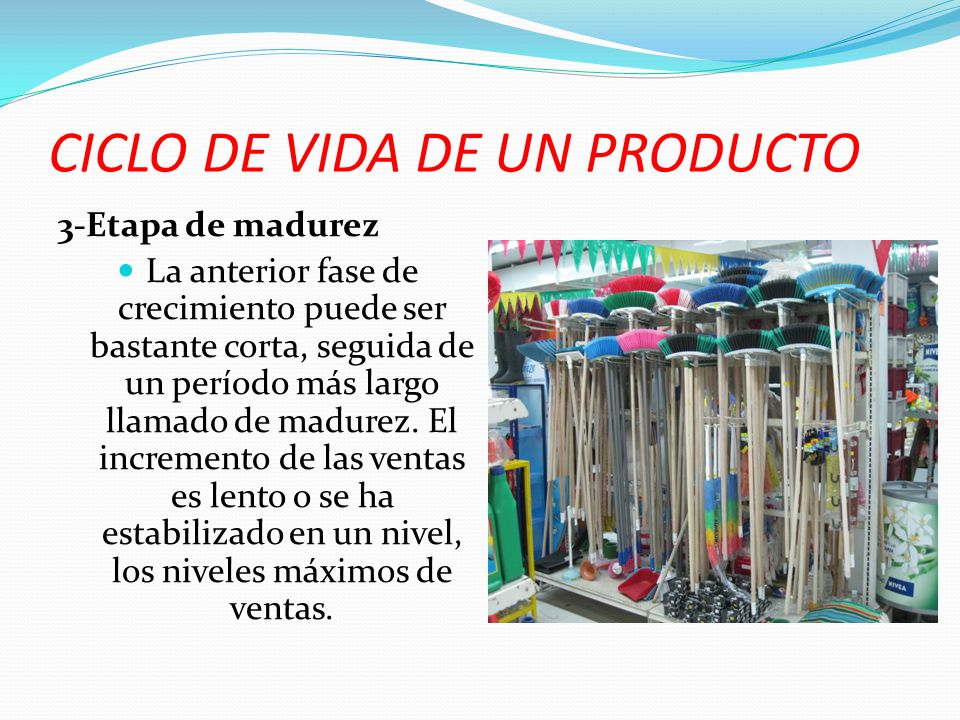 CICLO DE VIDA DE UN PRODUCTO