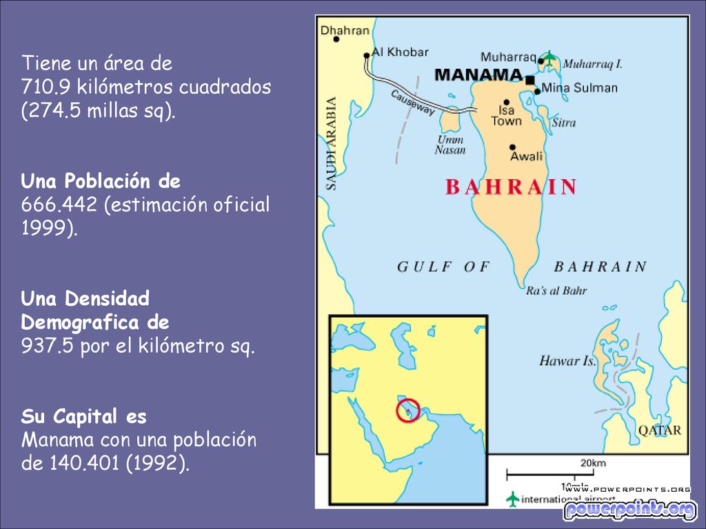Tiene un área de kilómetros cuadrados (274.5 millas sq). Una Población de (estimación oficial 1999).