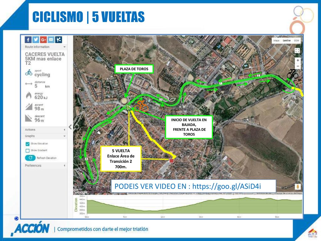 INICIO DE VUELTA EN BAJADA, Enlace Área de Transición 2