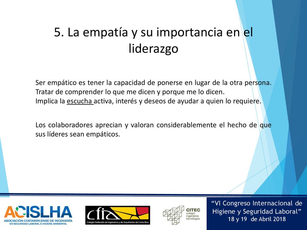 5. La empatía y su importancia en el liderazgo