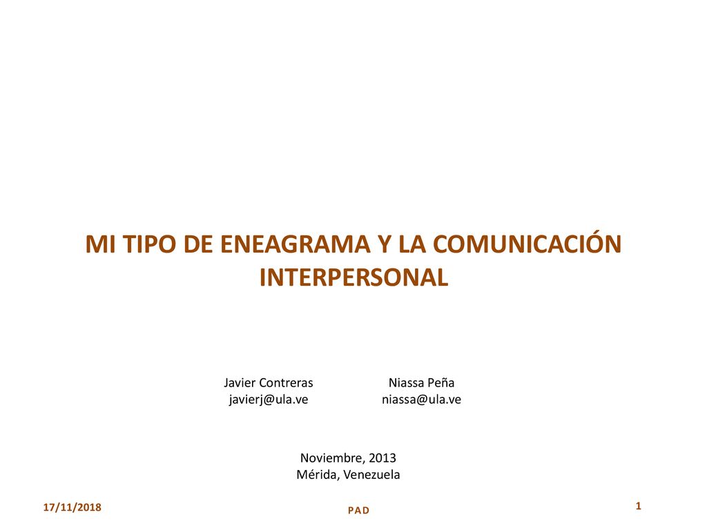 MI TIPO DE ENEAGRAMA Y LA COMUNICACIÓN INTERPERSONAL
