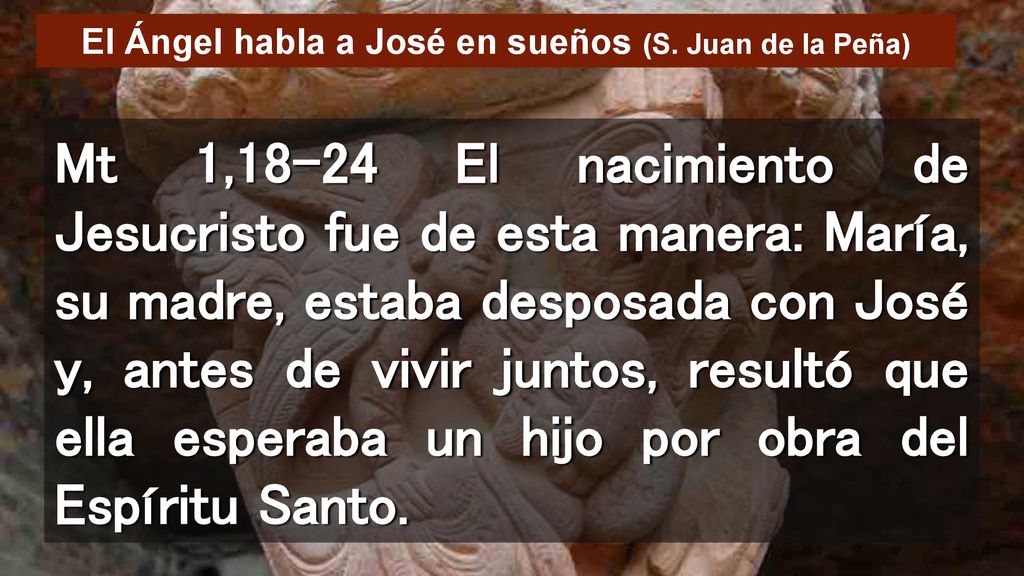 El Ángel habla a José en sueños (S. Juan de la Peña)